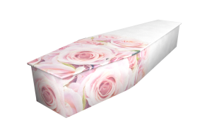 Blushing Rose Traditional Coffin