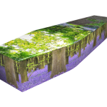 Bluebell Blanket Traditional Coffin