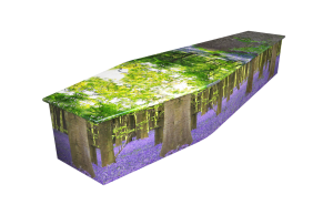 Bluebell Blanket Traditional Coffin